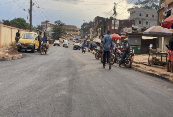 Tronçon « Yoyobar – collège Meyong Myenne – garrage camions »